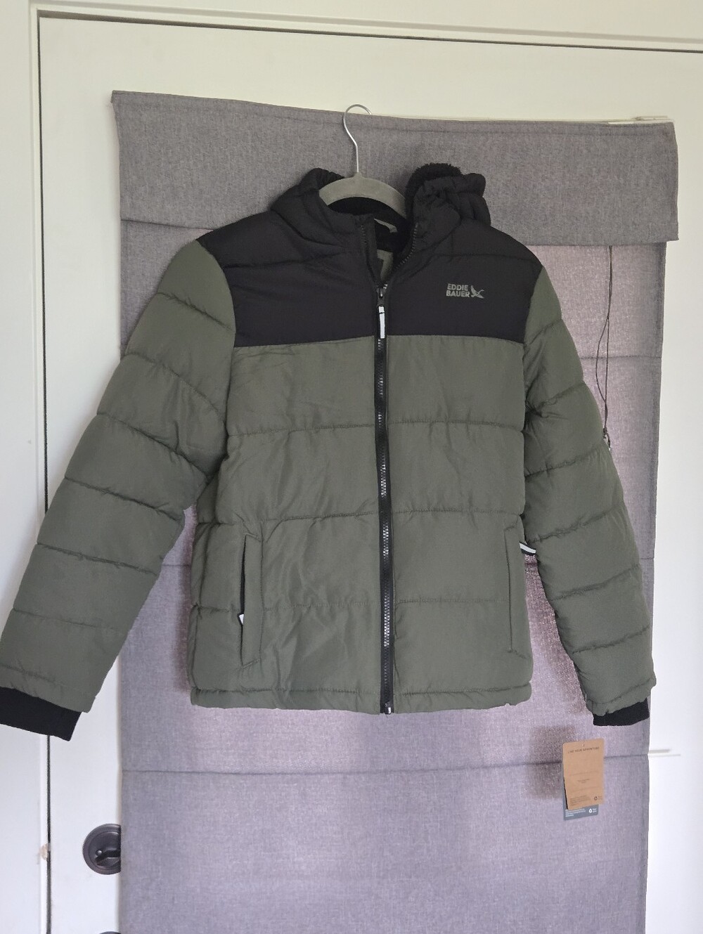 Eddie Bauer Boy’s Winter Coat Sherpa Lined